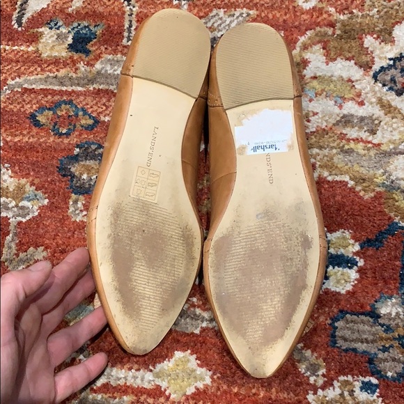 Tassel Leather Loafers SZ6.5 Lands End - Picture 5 of 7